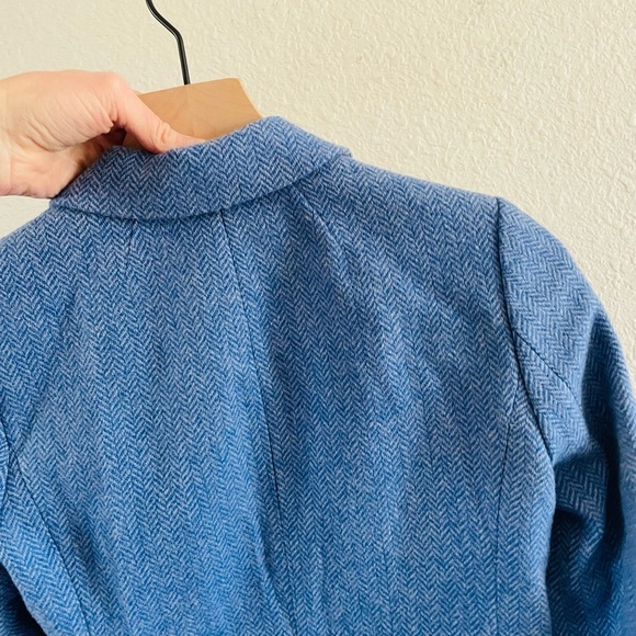 J. Crew Blue Tweed Blazer Jacket - Picture 9 of 13